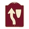 Signmission Traffic Keep Left Symbol Heavy-Gauge Aluminum Architectural Sign, 24" x 18", BU-1824-22790 A-DES-BU-1824-22790 - alternate 1
